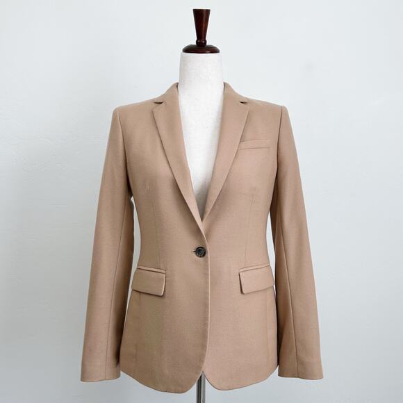 Banana Republic Nova Fides Italian Tan Wool Blazer - Picture 1 of 10